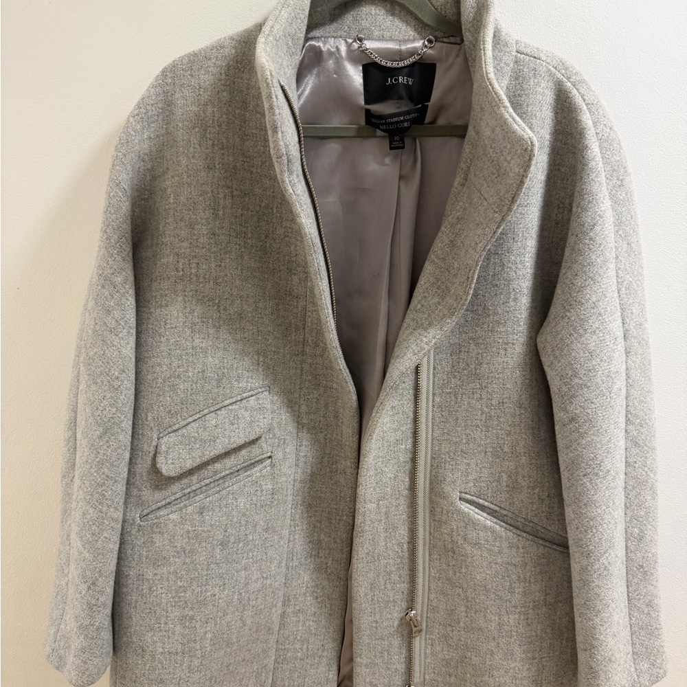J.Crew Nello Gori Soft gray Jacket